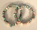 Multi-Color Glass Bead Bracelet Set