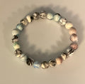 Multi-Color Glass Bead Bracelet