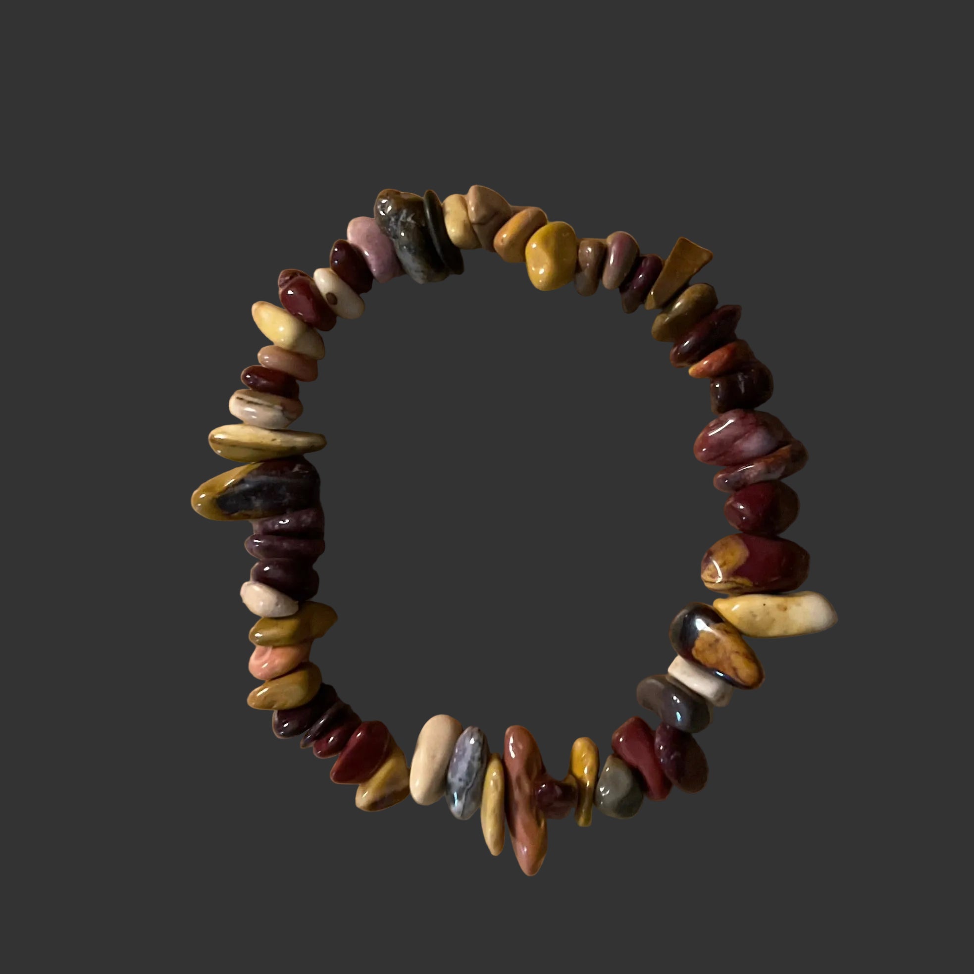 Tiger Eye Chip Slip-On Bracelet